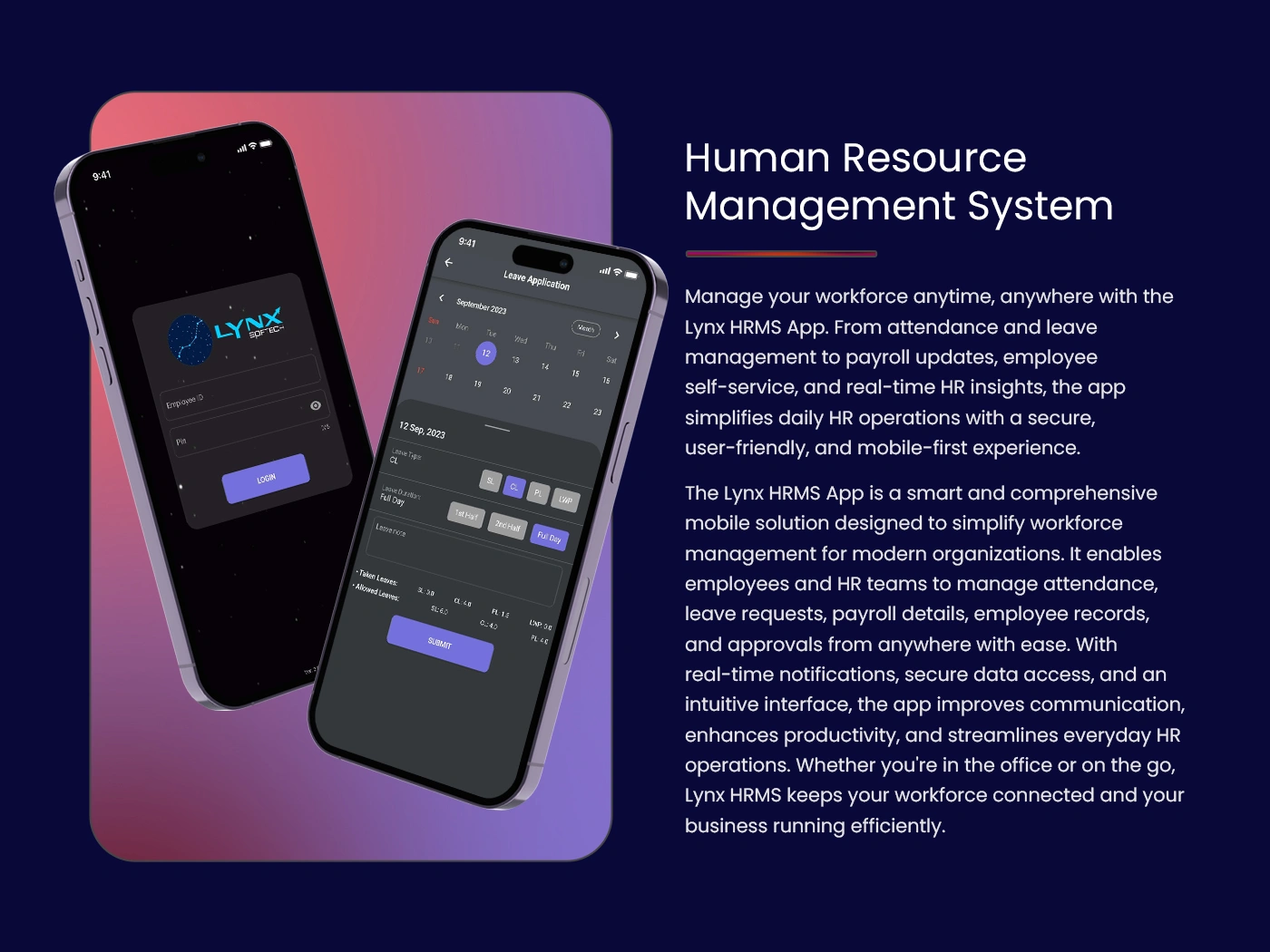 Attendance &; Leave Management System - HRMS